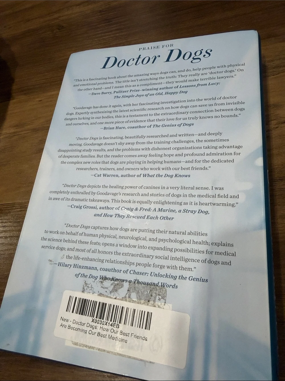 Doctor Dogs by Maria Goodavage - Hardcover Book (Blue & Cream Cover)